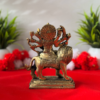 Maa Durga Brass Idol Back