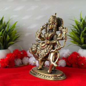 Maa Durga Brass Idol Right