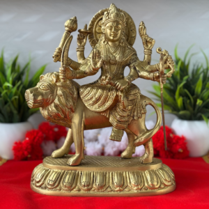 Majestic Maa Durga Brass Idol