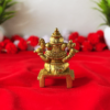 Bhagwan Ganesh Brass Idol Back