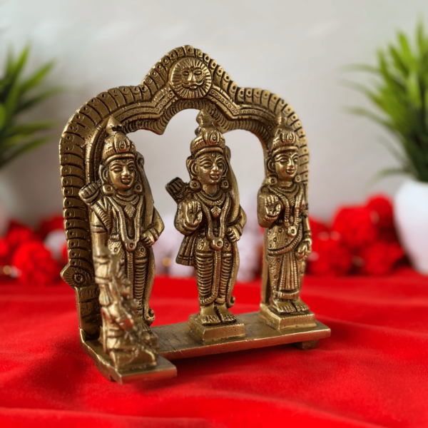Brass Idol Ram Darbar Right