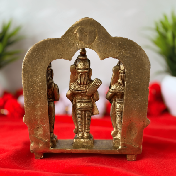Brass Idol Ram Darbar Back