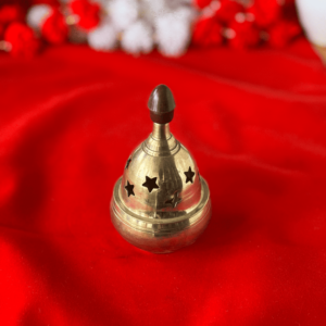 Brass Akhand Diya with Lid Top